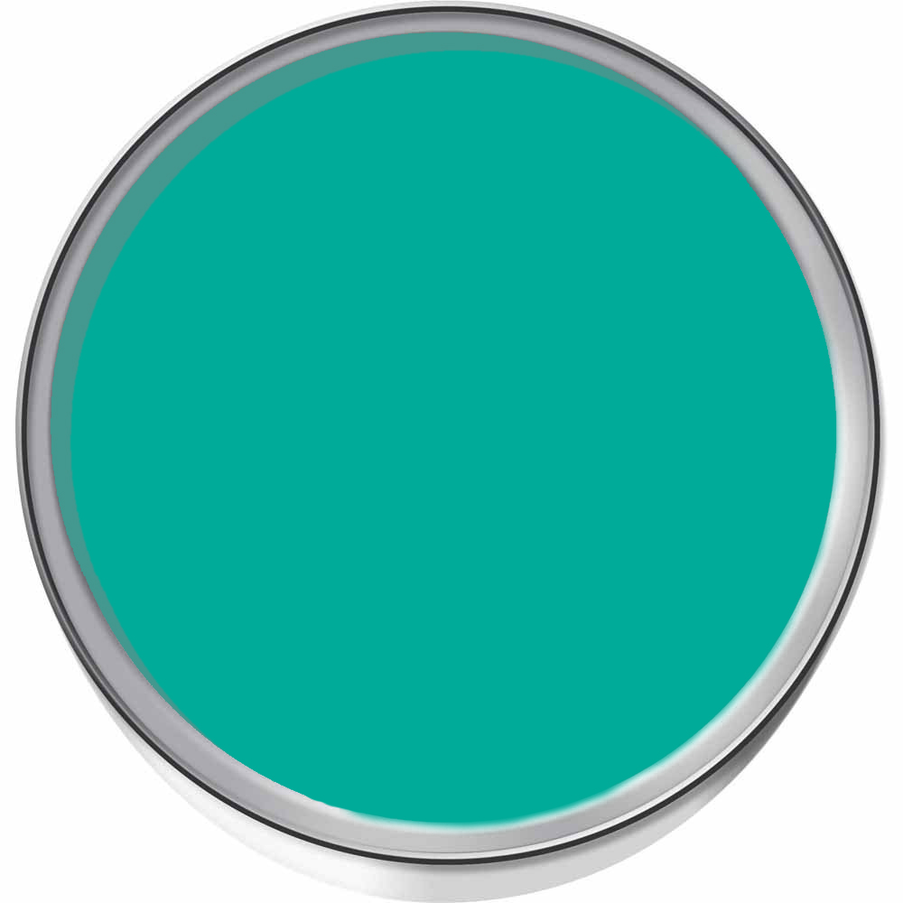 Hemway Spearmint Blue Interior Matt Acrylic Emulsion Paint 2.5L Image 3
