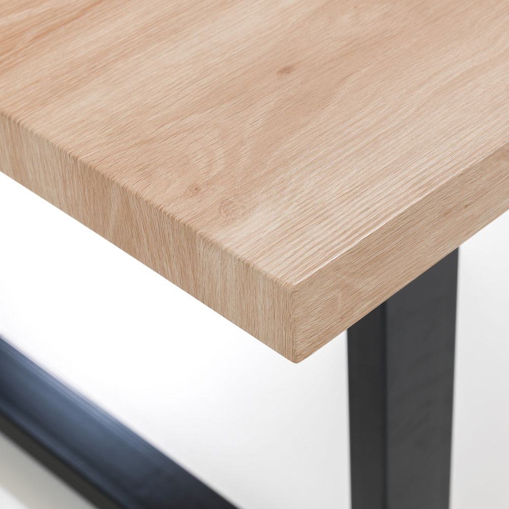 Julian Bowen Berwick 6 Seater Dining Table Rustic Oak Image 6