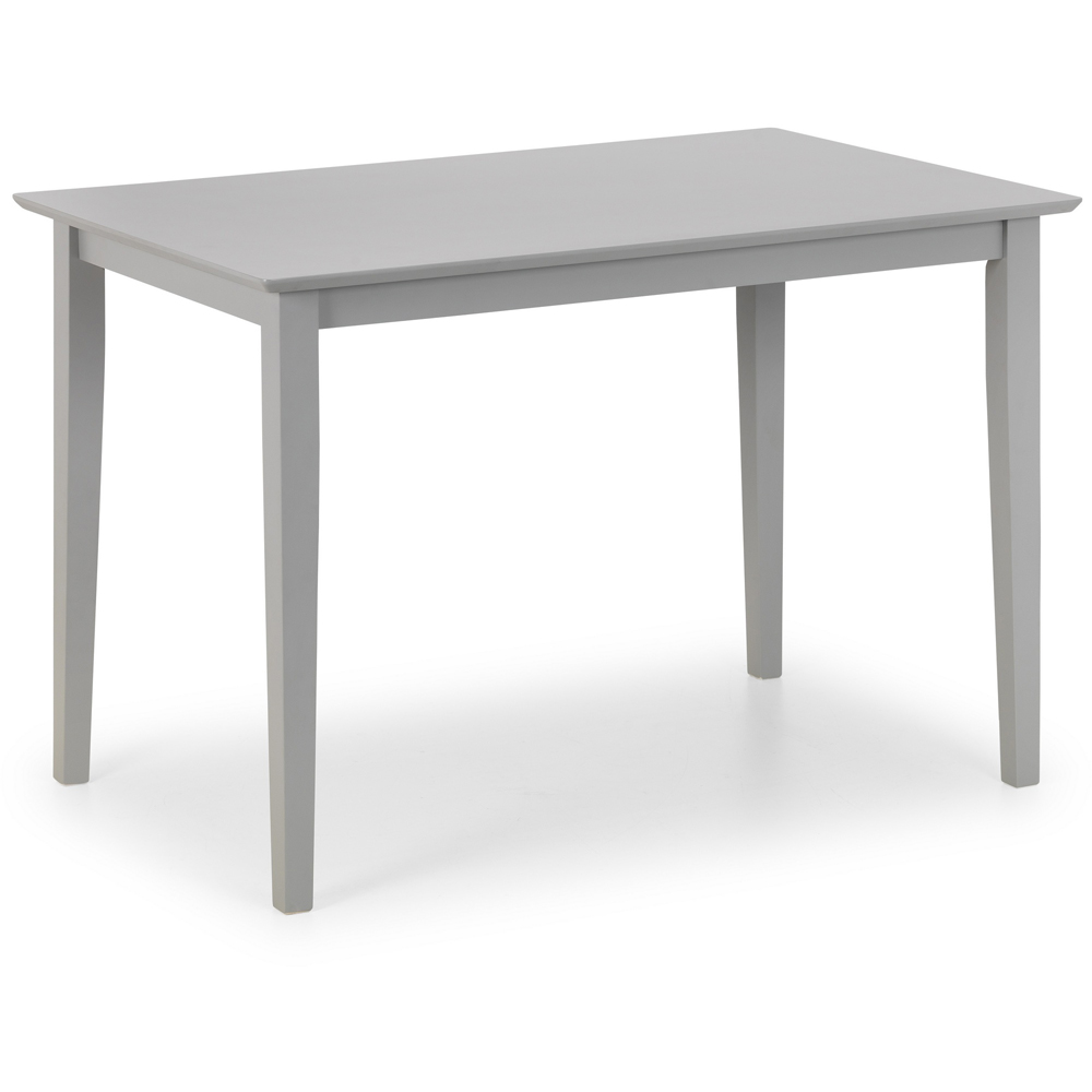 Julian Bowen Kobe 4 Seater Compact Rectangular Dining Table Torino Grey Image 2