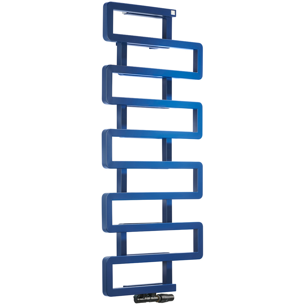 Terma Bookie Denim Blue Heated Towel Rail 1155 x 500mm Image 1