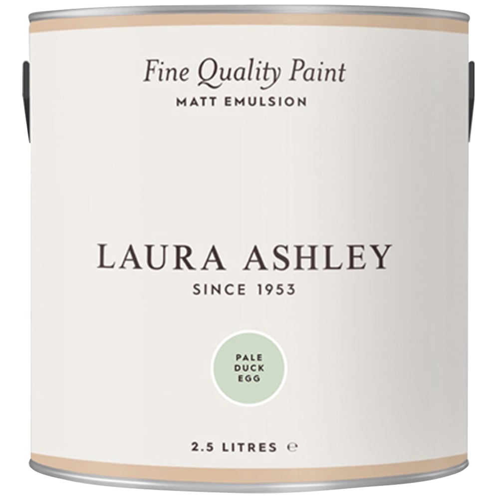 Laura Ashley Pale Duck Egg Matt Emulsion Paint 2.5L Image 2