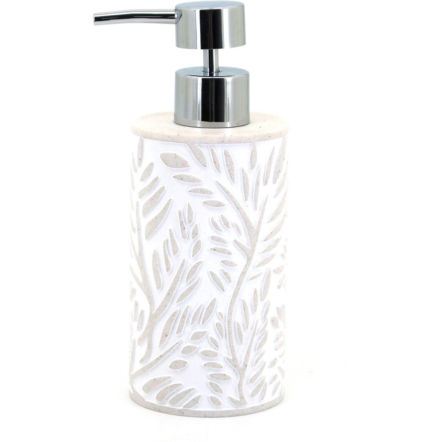 Gentle Leaf Beige Soap Dispenser - Beige Image