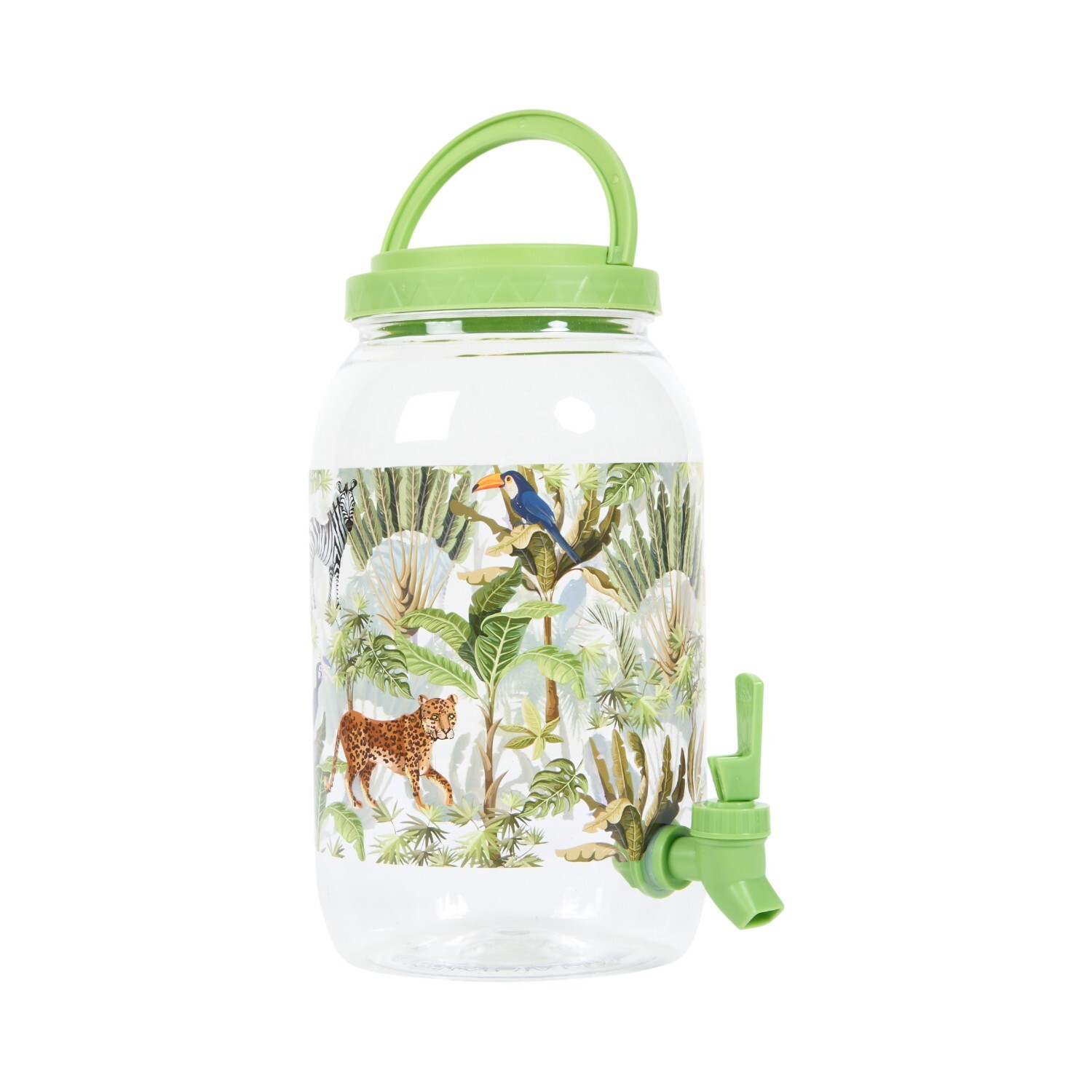 Eden Print 3.8L Drinks Dispenser Green Image 3