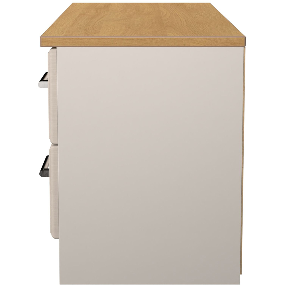 Crowndale Kent 4 Drawer Kashmir Ash and Modern Oak Bed Box Ready Assembled Image 3
