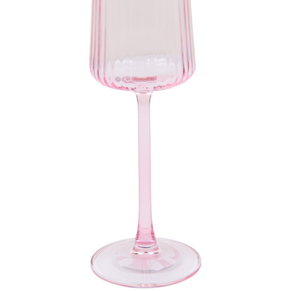 Ombre Champagne Glass Pink Image 2