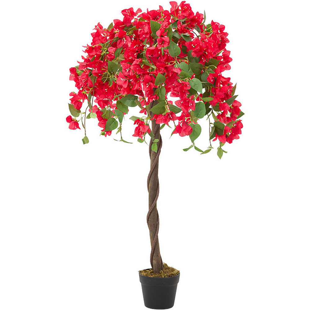 Living and Home Bougainvillea Artificial Tree Decoration 120cm Image 1
