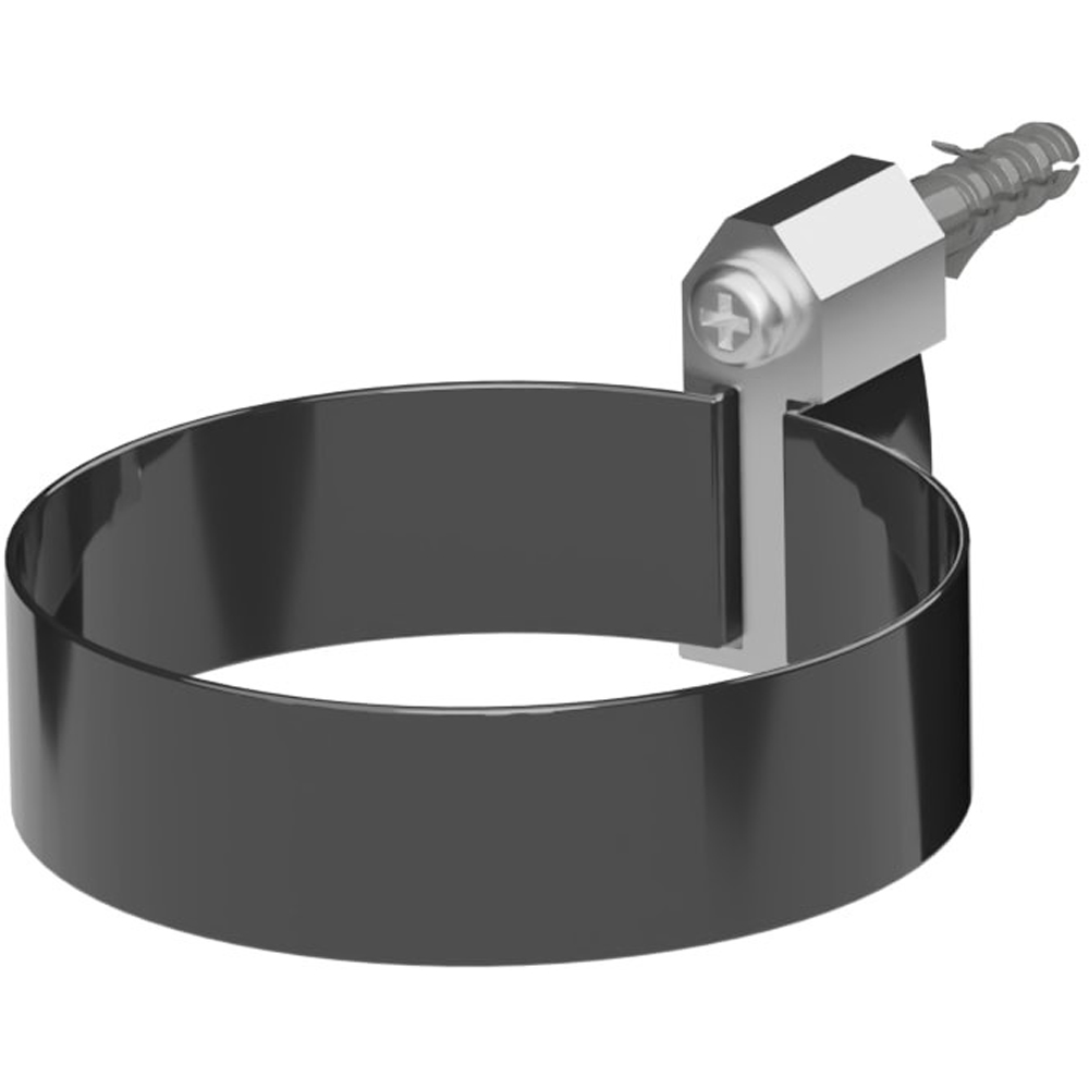 Galeco Round PVC Offset Downpipe Kit Black 100mm Image 3