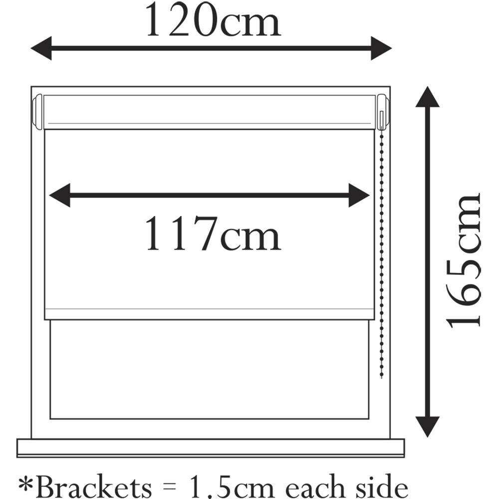 Plain Blackout Roller Blinds - Rich Teal / 120cm Image 5