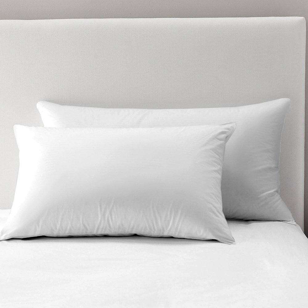 Velosso Microfibre White Pillowcase 2 Pack Image 2