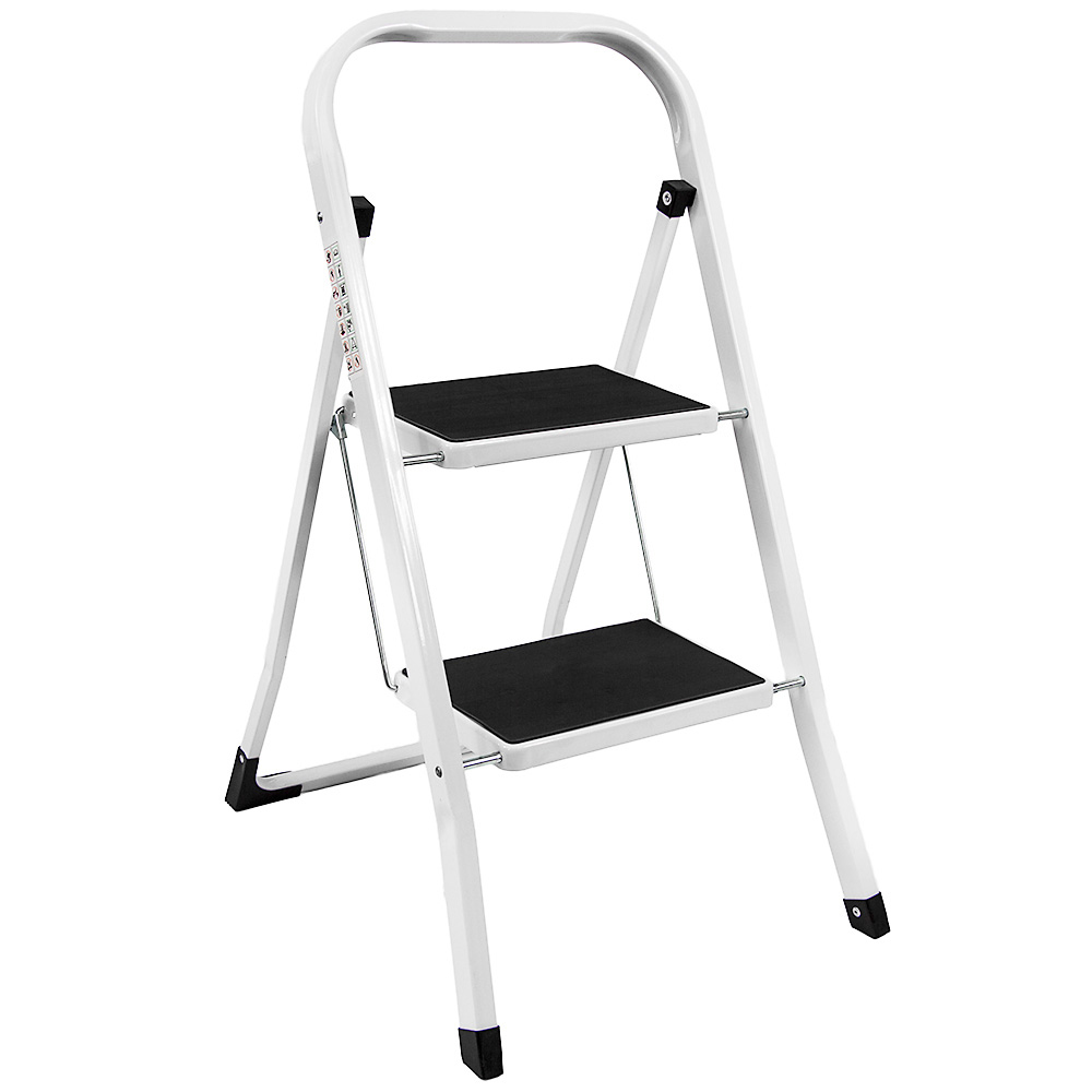 Home Vida White 2 Step Ladder Image 1