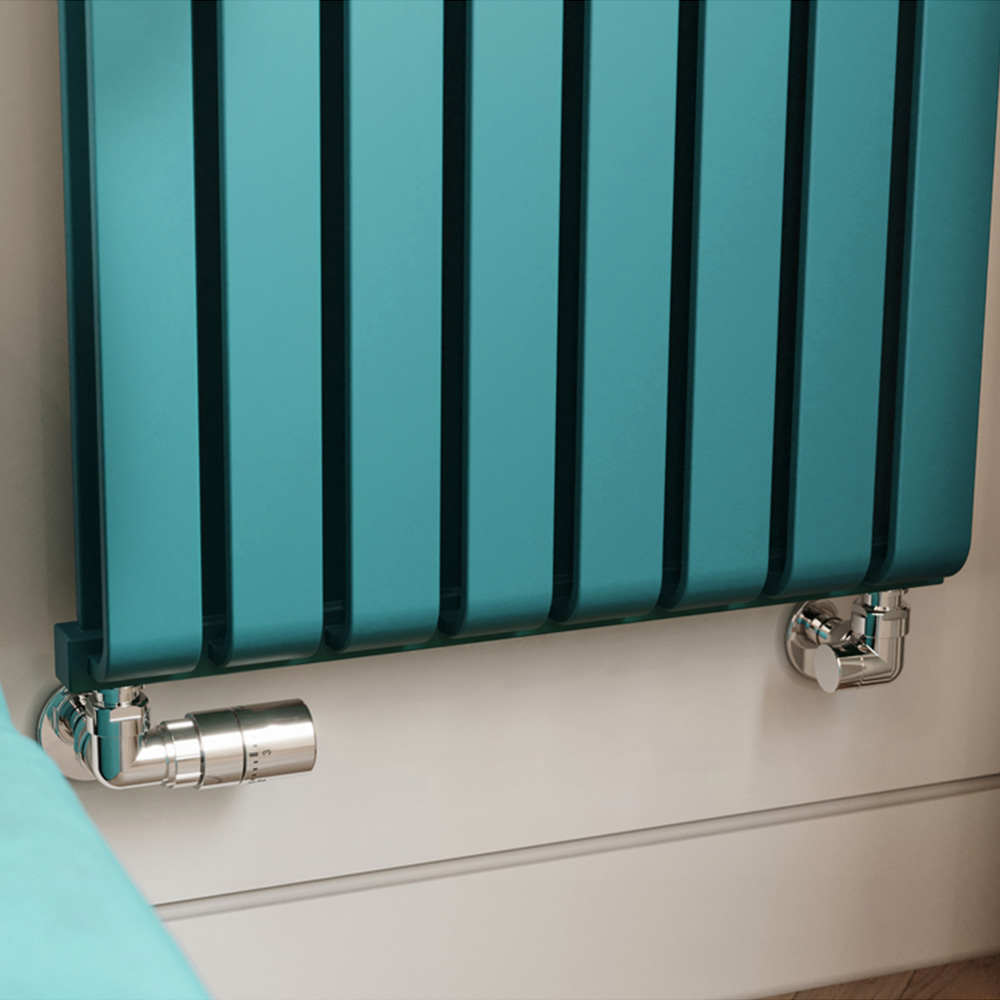 Terma Warp Room 5163 BTU Matt Teal Radiator 1800 x 525mm Image 6