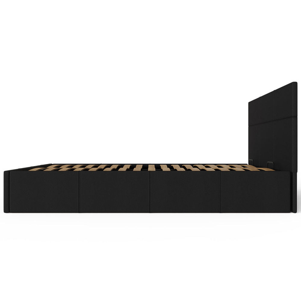 GFW Double Black End Lift Ottoman Bed Image 6