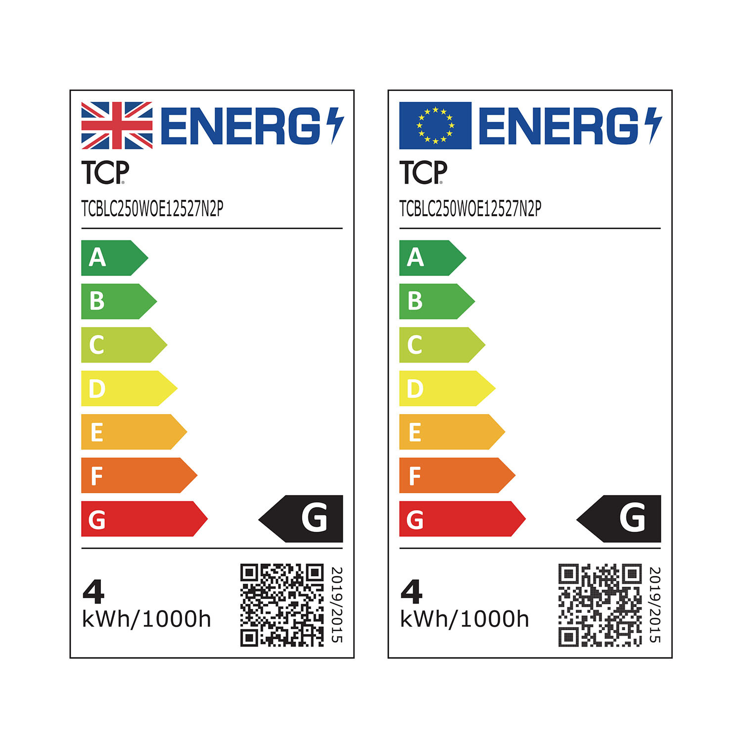 TCP LED Candle 250L E14 Warm White Bulb - Warm White Image 8