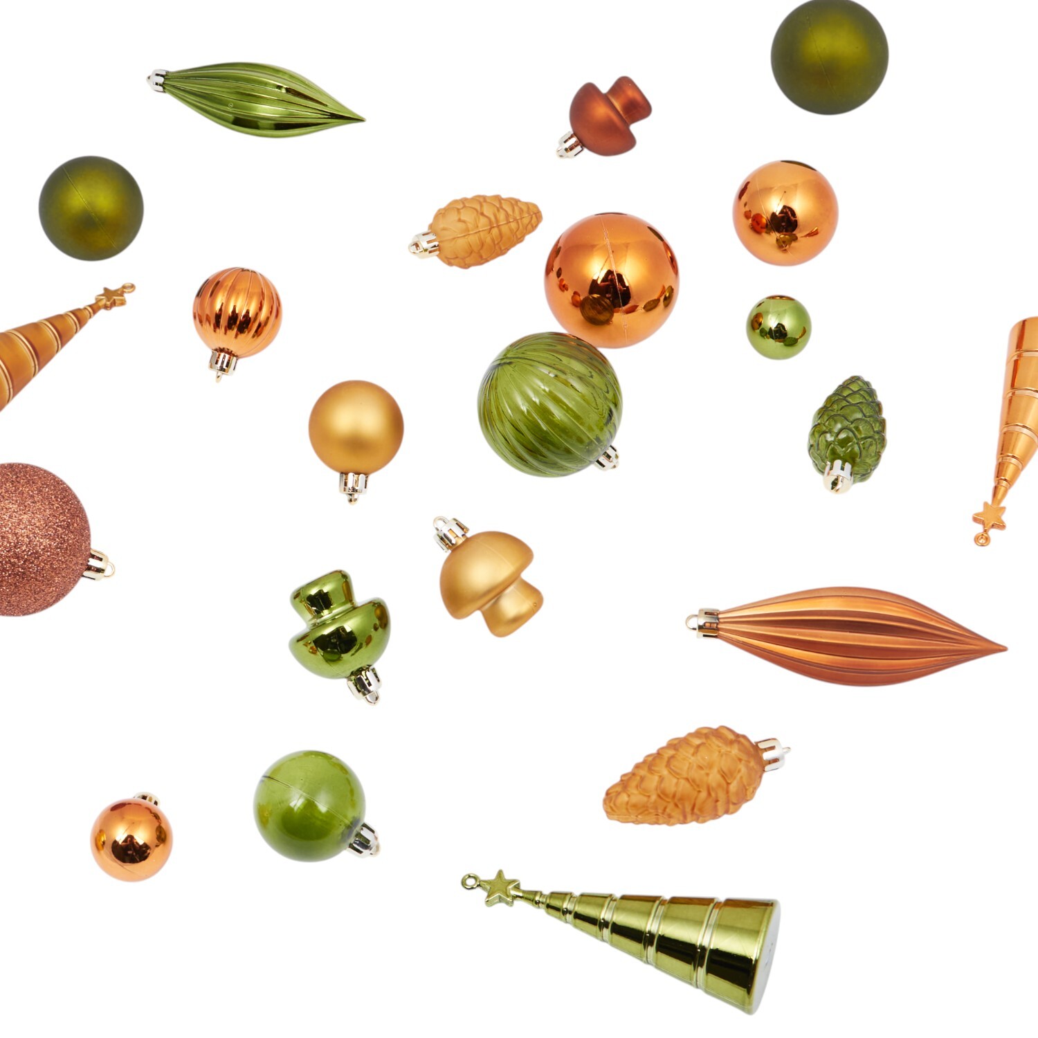 Pack of 100 Amber Charm Baubles Image 5