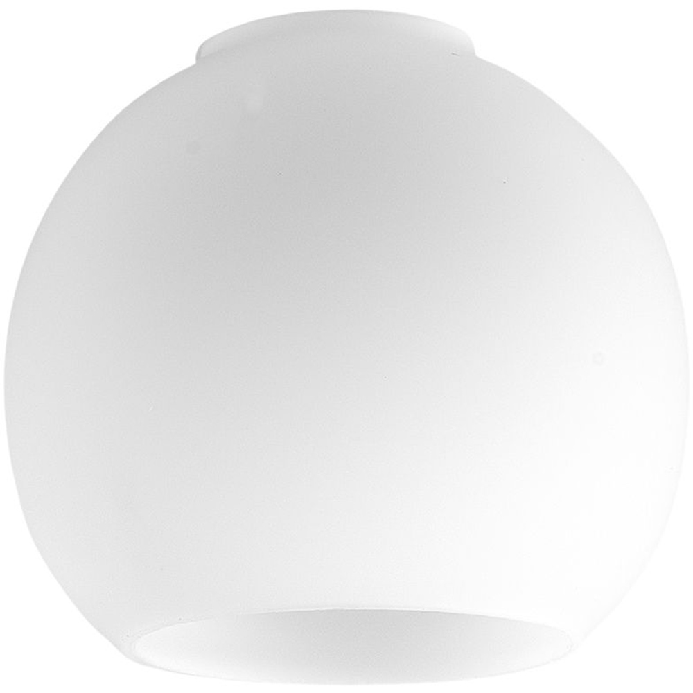ValueLights Lyon White Acid Glass Ball Dome Lamp Shade 3 Pack Image 2