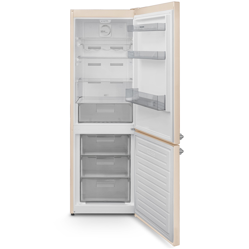 Montpellier MAB386EC Cream Retro Wide No Frost 295L Fridge Freezer Image 5