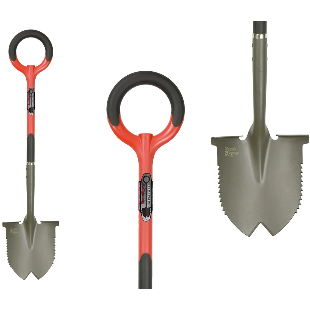 Radius Garden Root Slayer Carbon Steel Round Head Shovel Image 2