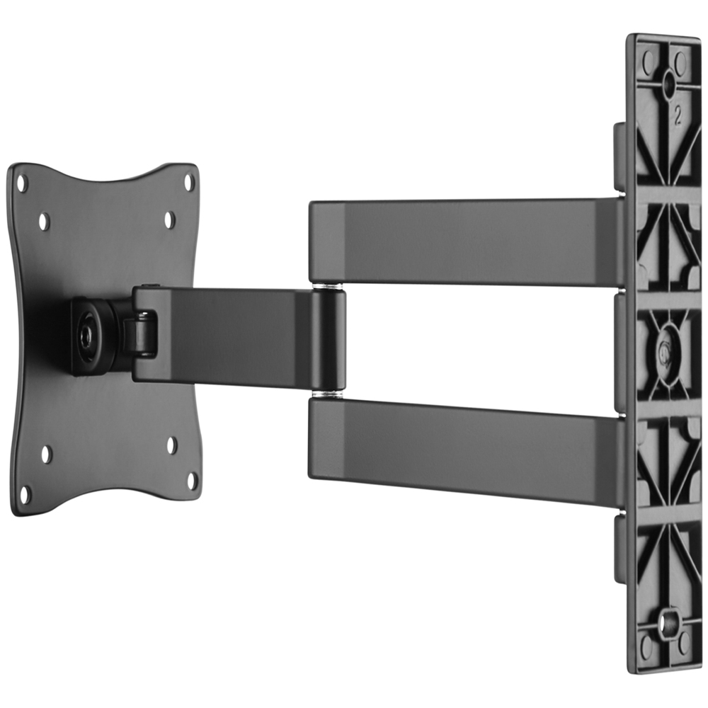 Properav Black Heavy Duty Swing Arm TV Wall Bracket 13 to 28 inch Image 3