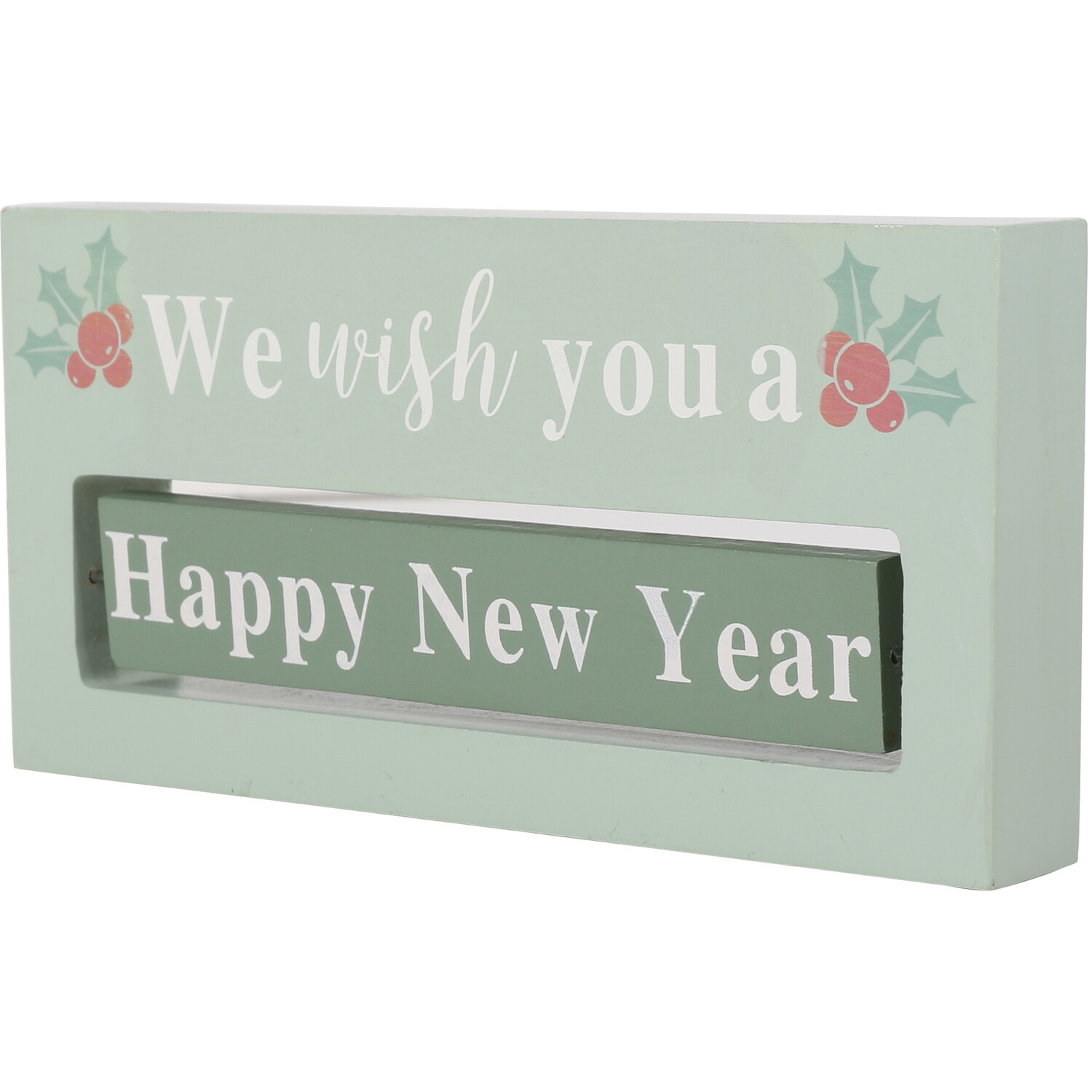 Changeable We Wish You Sign - Sage Image 4