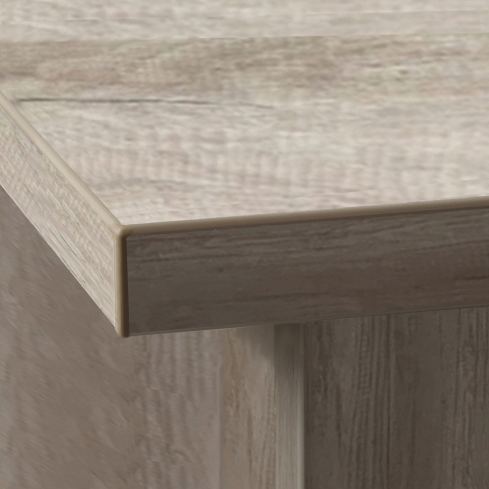 R White Cabinets SET-19-IN-GN Corner Desk Drawer Unit and Hutch Bookcase Home Office Furniture Set Image 2