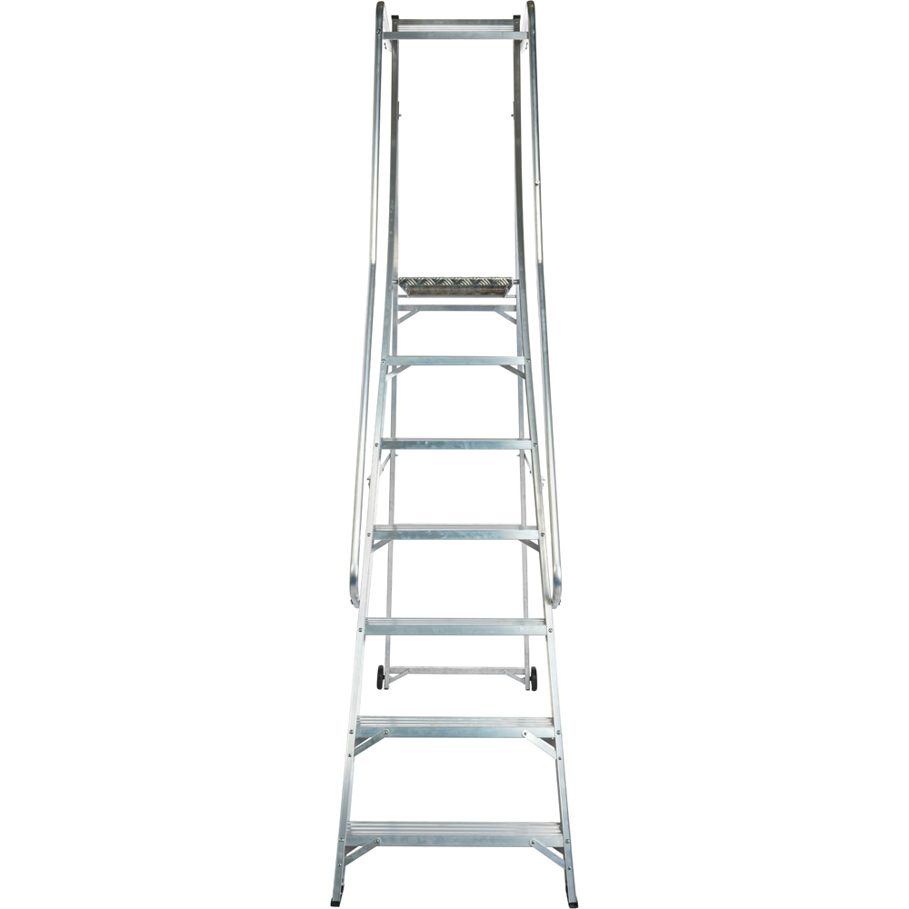 Lyte Ladders and Towers MagnaStep 7 Tread Aluminium Widesteps Ladder Image 2