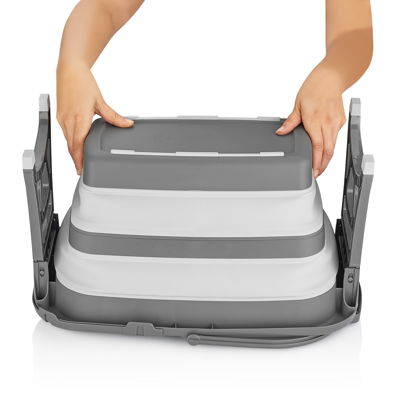 Collapsible Mop Bucket - Grey Image 4
