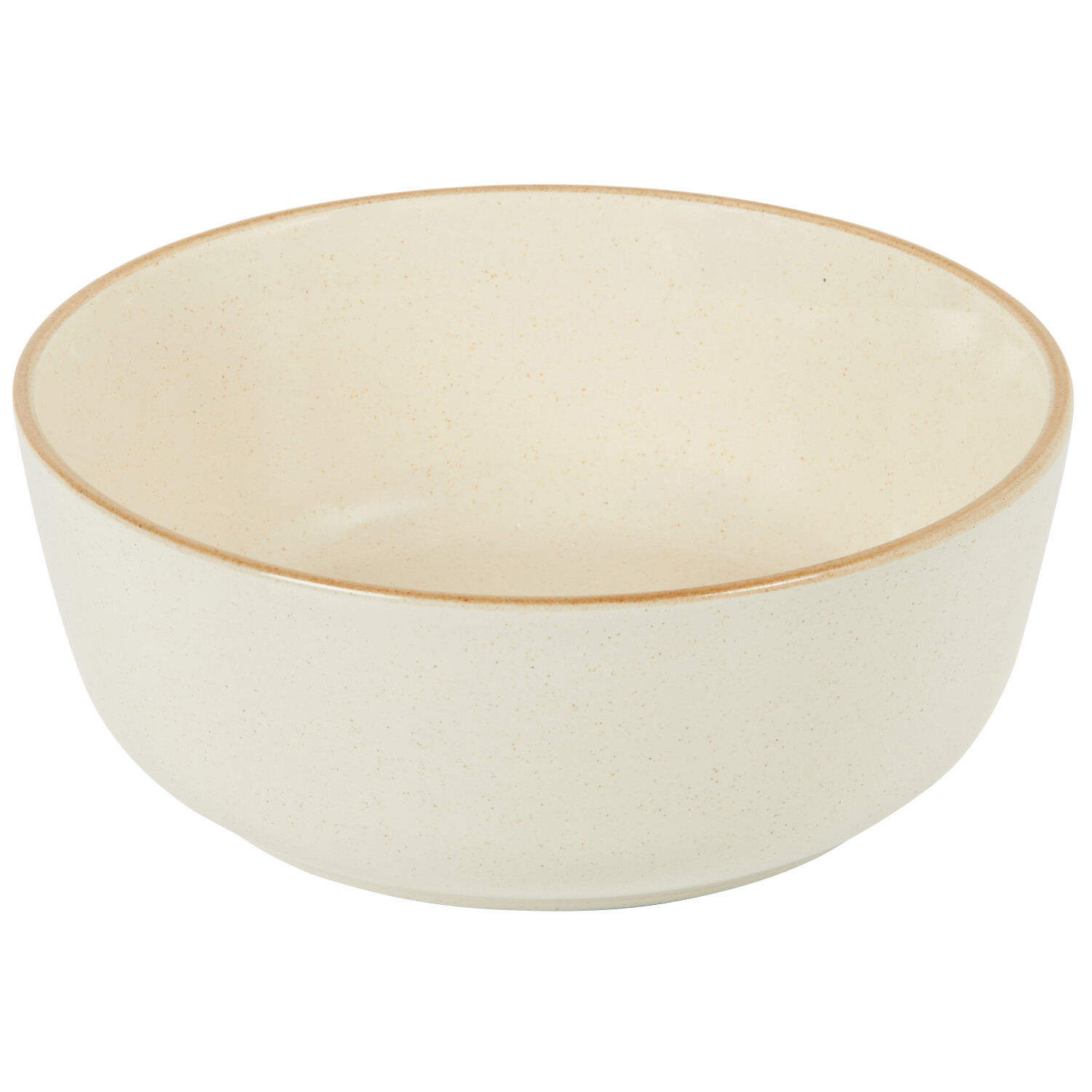 Sesame Speckle Stoneware Rice Bowl - Oatmeal and Sesame Image 3