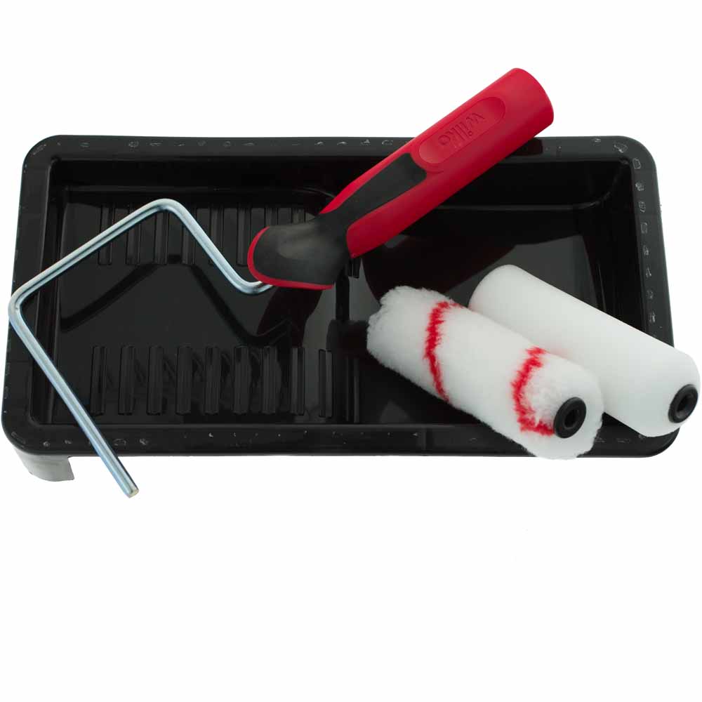 Wilko 4 Pack Mini Gloss and Emulsion Roller Kit Image 7