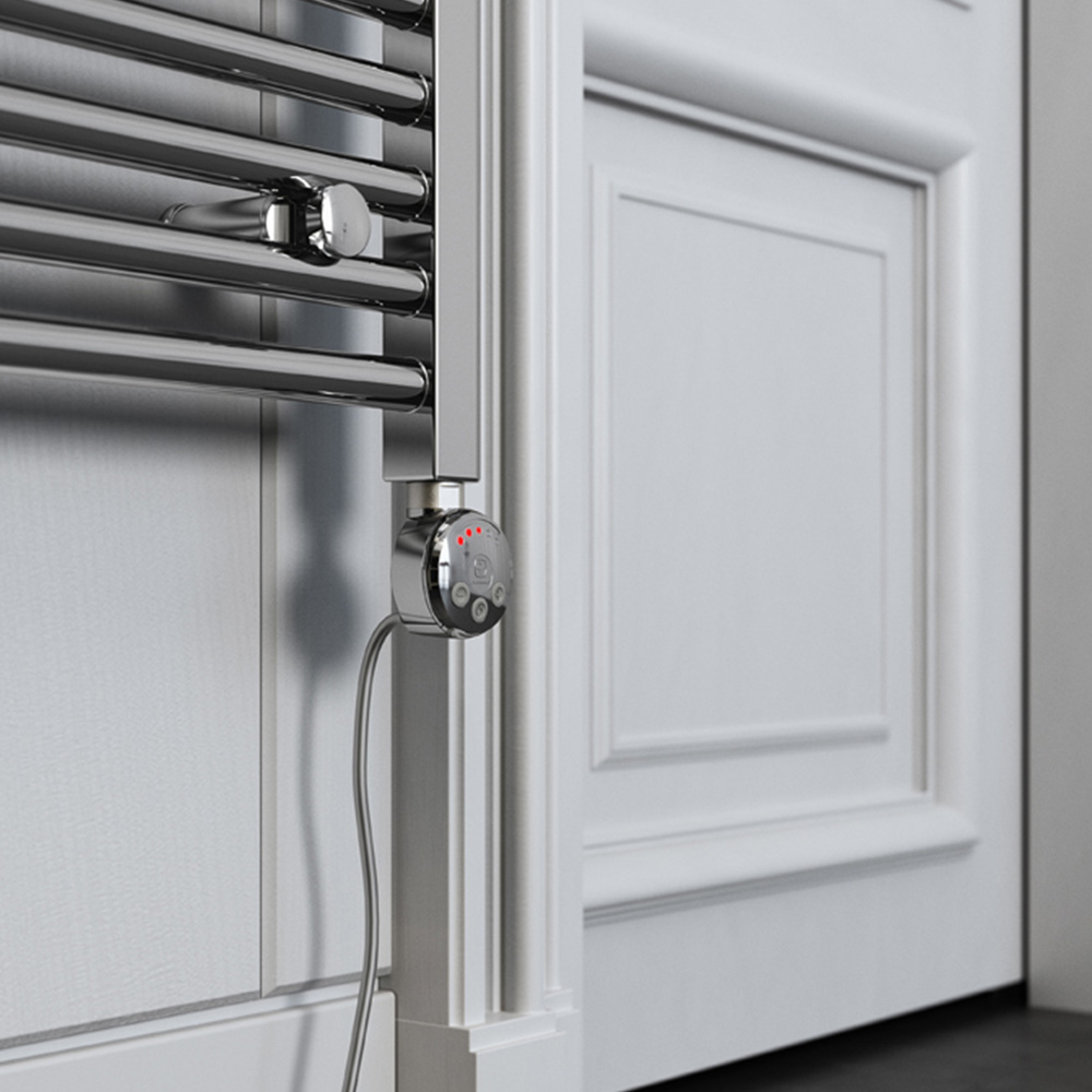 Terma Leo E 1023BTU Chrome Electric Variable Temperature Towel Rail 1200 x 500mm Image 5