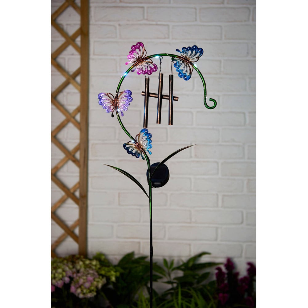 Single Illuminated Garden Green Solar Stake Light in Assorted styles Image 5
