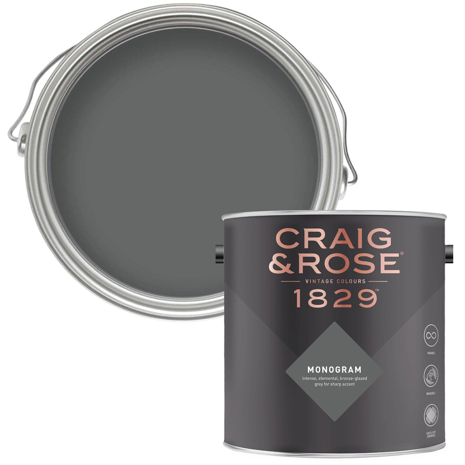 Craig and Rose Eggshell Paint - Monogram Image 1