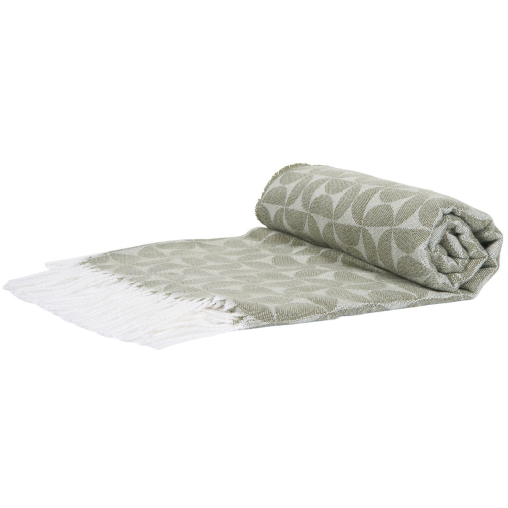 Atzi Geometric Throw - Green Image 2