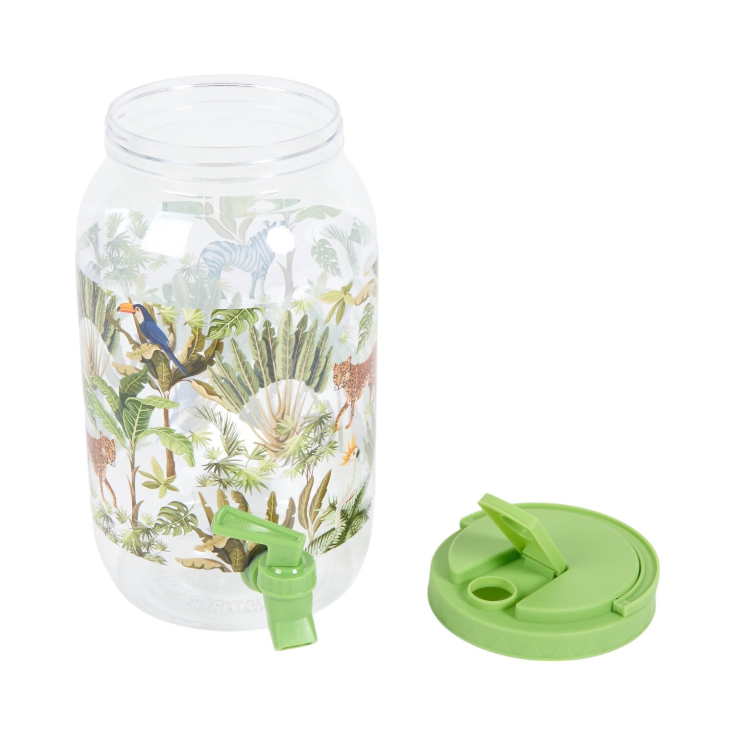 Eden Print 3.8L Drinks Dispenser Green Image 4