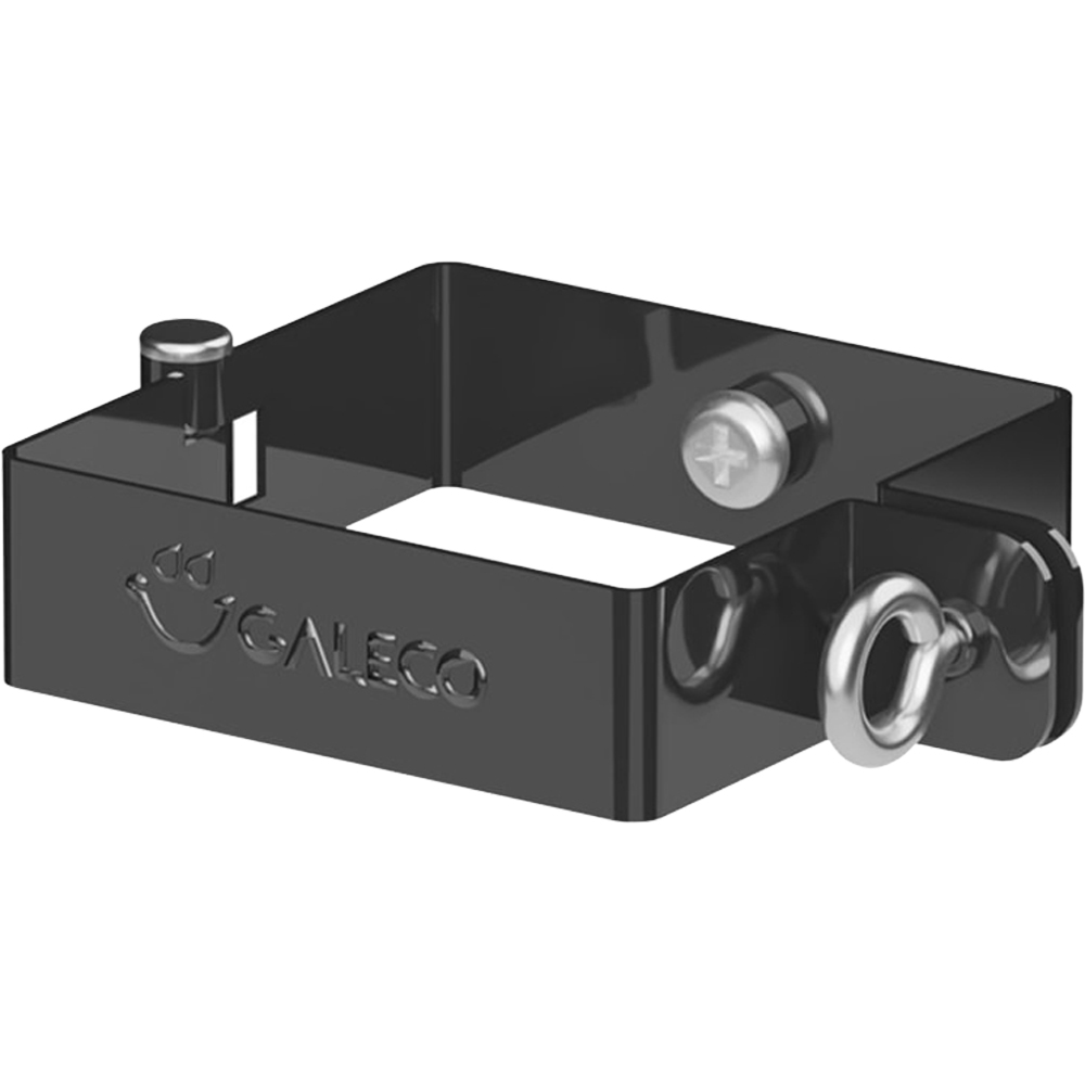 Galeco Square PVC Socket Downpipe Kit Black 80mm Image 3