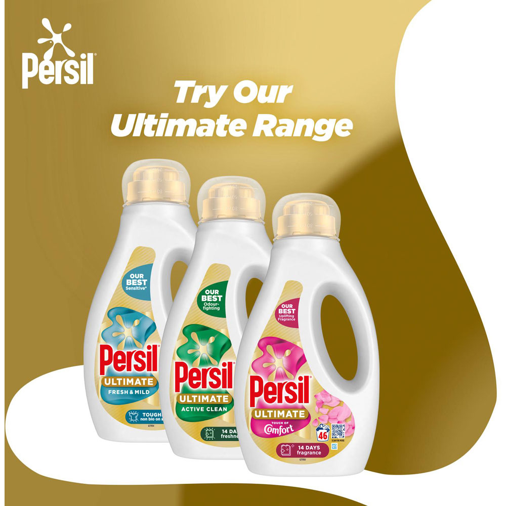 Persil Ultimate Active Clean Liquid Detergent 46 Washes 1.242L 6 Pack Image 9