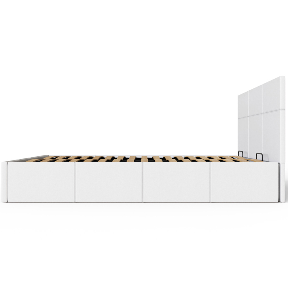GFW King Size White End Lift Ottoman Bed Image 6
