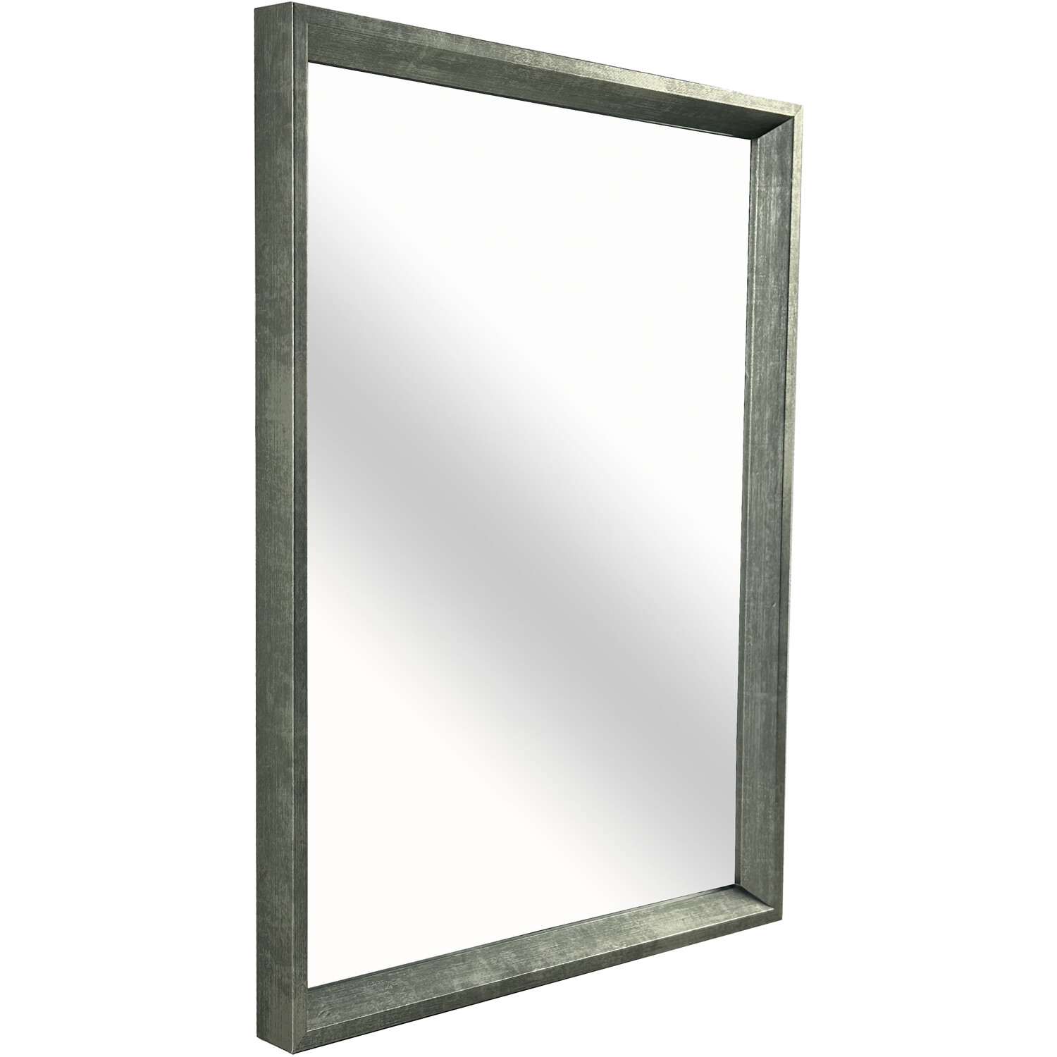 Rowan Metallic Effect Mirror - Grey Image 2