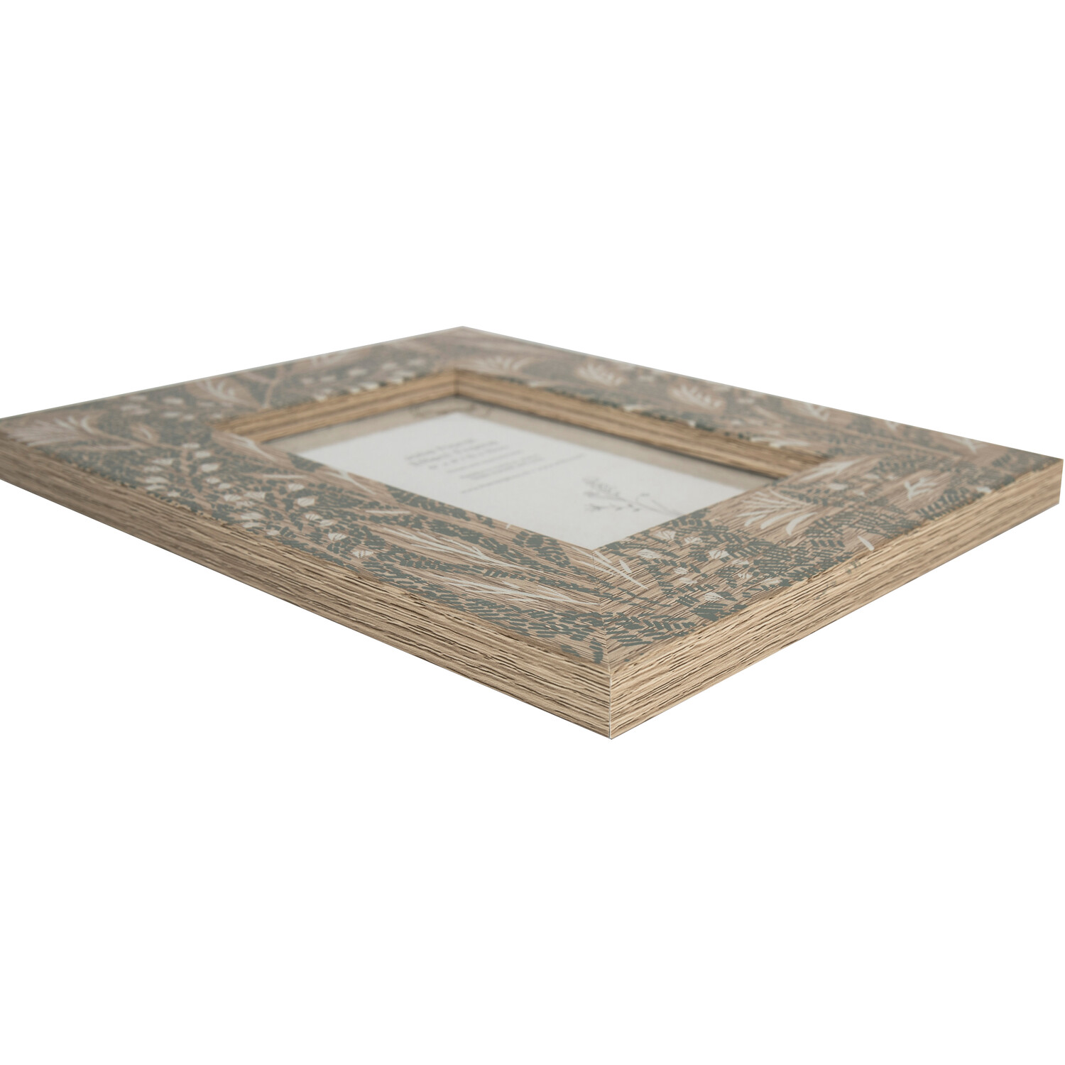 Jolie Floral Effect Frame Green 6x4in Image 2