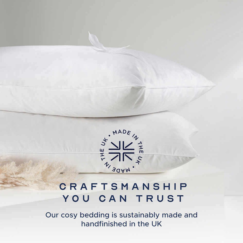 Snuggledown Scandinavian Duck Feather And Down Pillow 2 Pack Image 5
