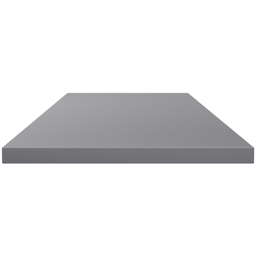 Homebase 90cm Matt Grey Melamine Floating Shelf 2 Pack Image 5