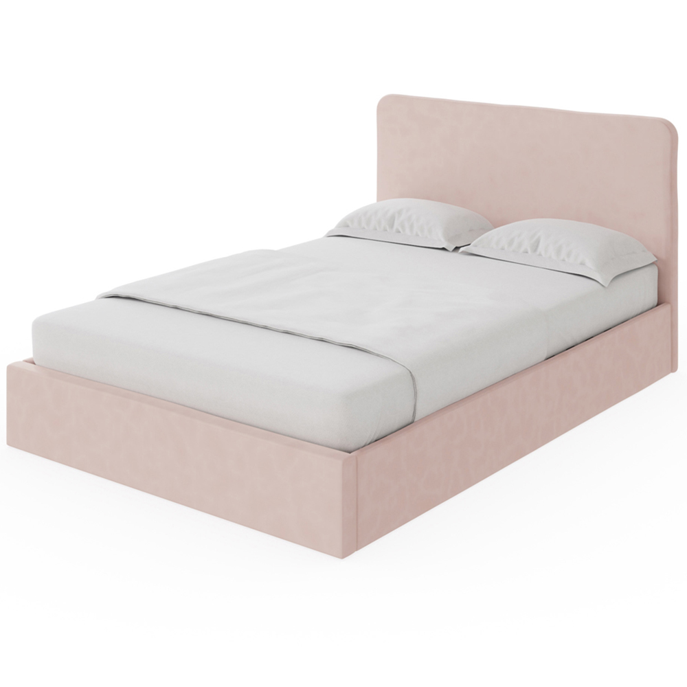 GFW Chiswick King Size Soft Pink Ottoman Bed with SC Pocket Sprung Mattress Image 2