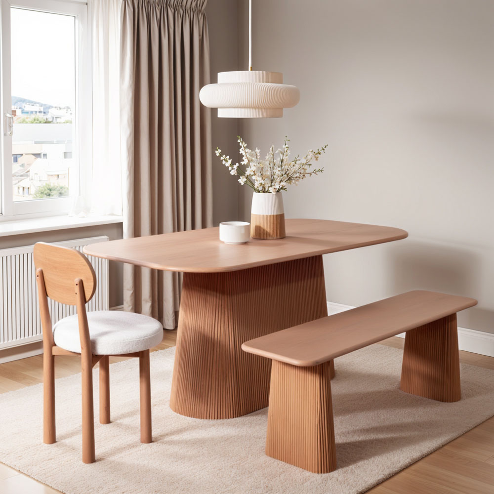 IH Design Jodhpur Set of 2 Solid Wood Dining Chairs Image 8