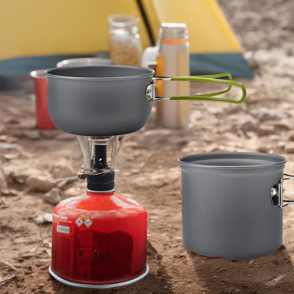 Living and Home Camping Cookware Set Image 2