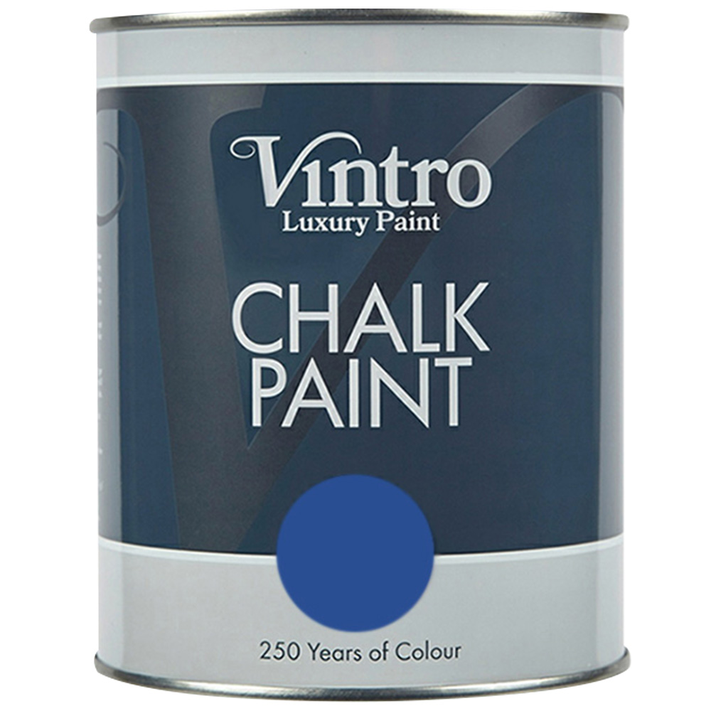 Vintro Paint Cobalt Matt Finish Chalk Paint 1L Image 2