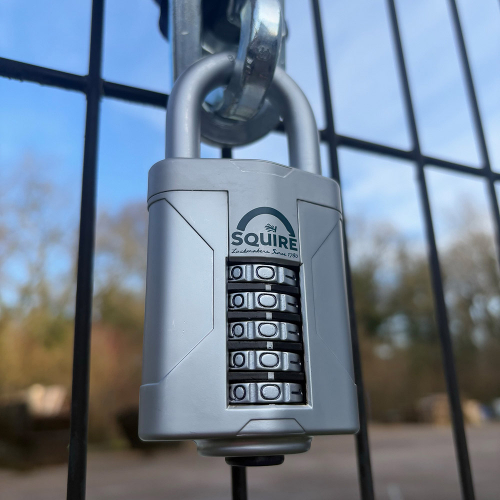 Squire 60mm 5 Wheel Combination Boron Shackle Padlock Image 5