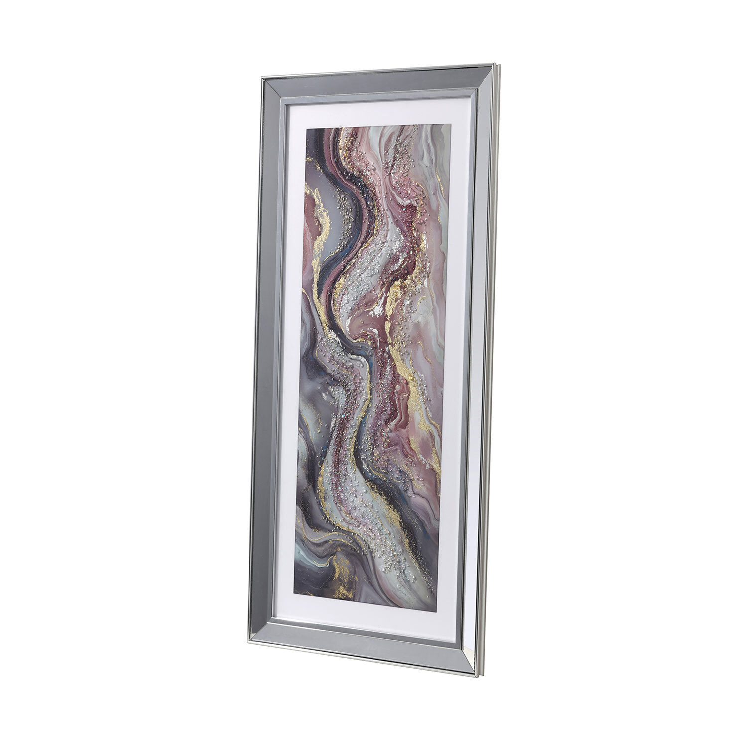 Marble Embellished Wall Art - Blush Image 4