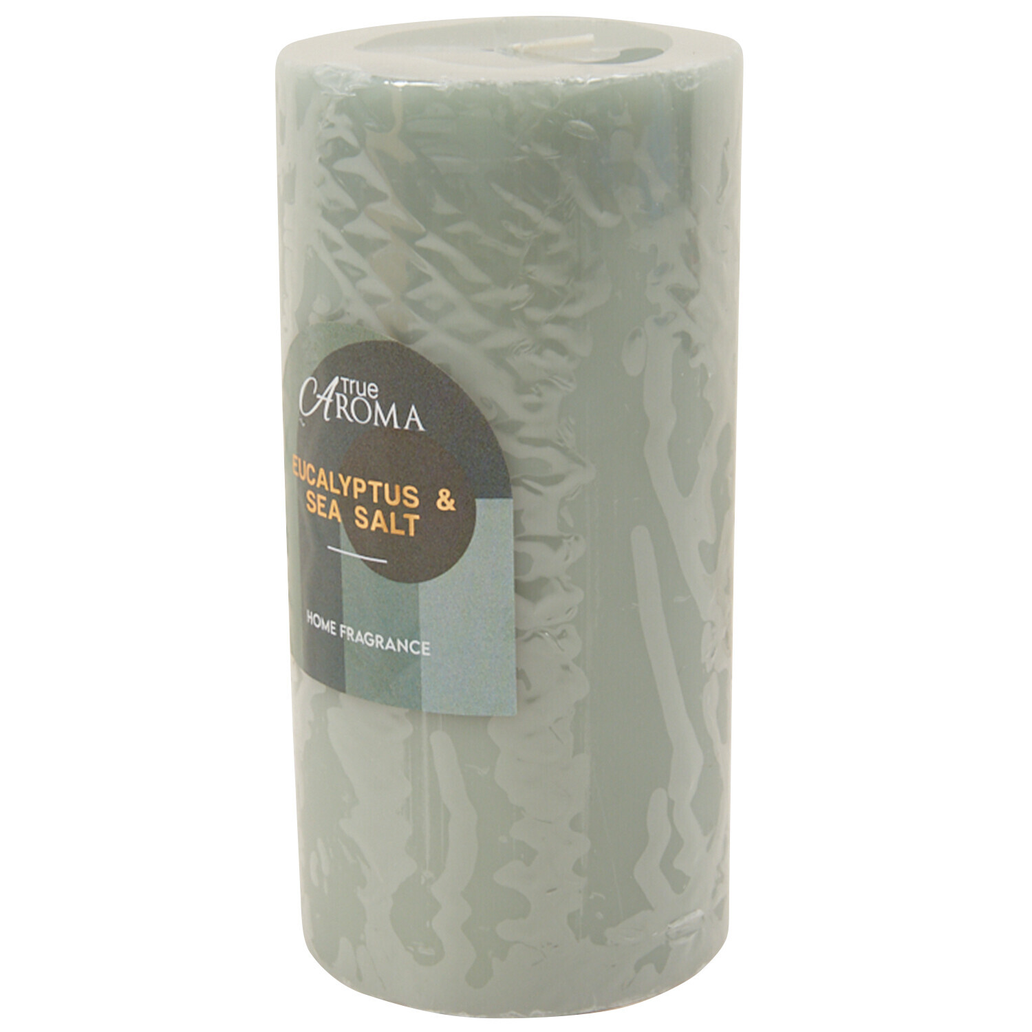 Warm Vanilla or Eucalyptus Scented Pillar Candle Image 3