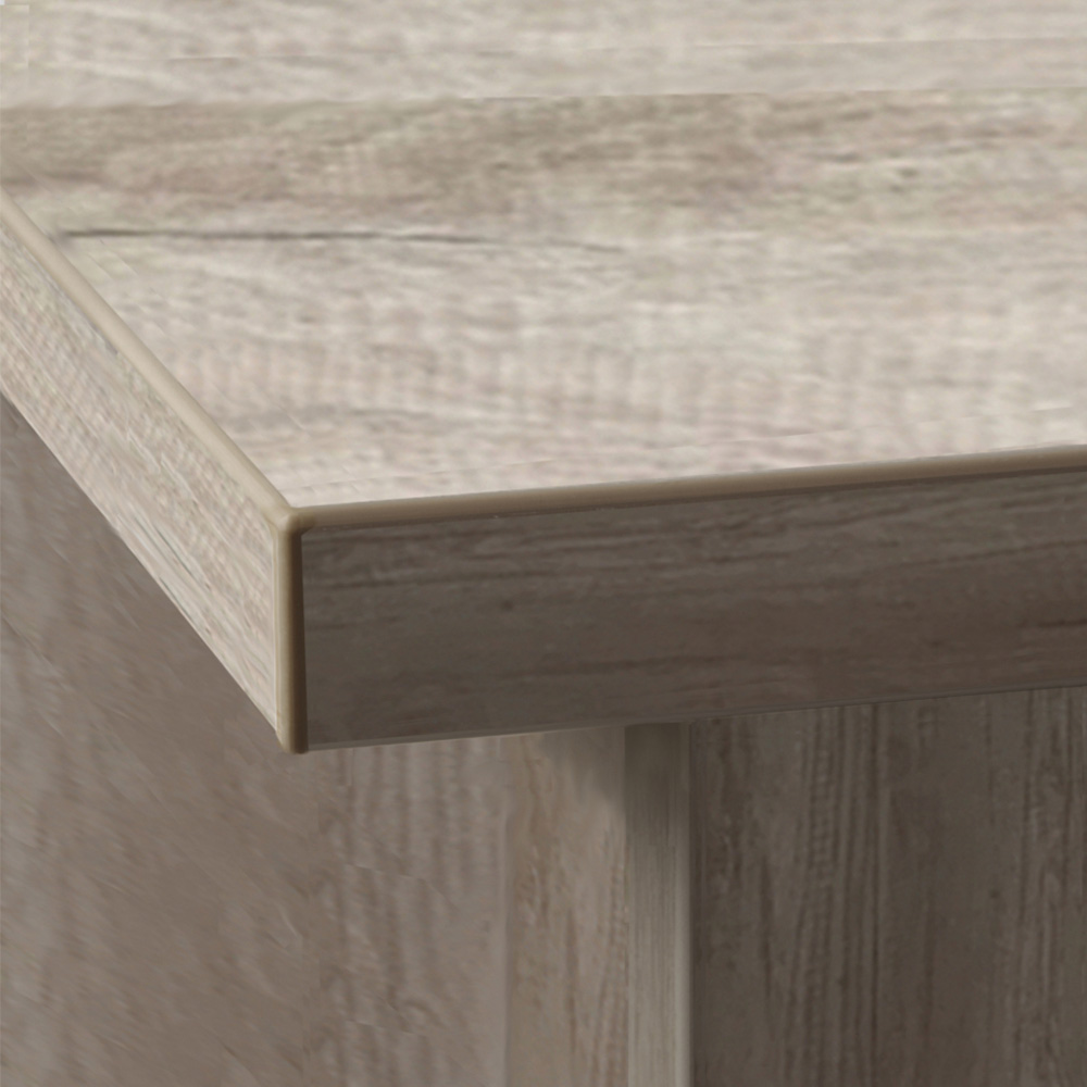 R White Cabinets Small Laptop Desk with Keyboard Tray Grey Image 3