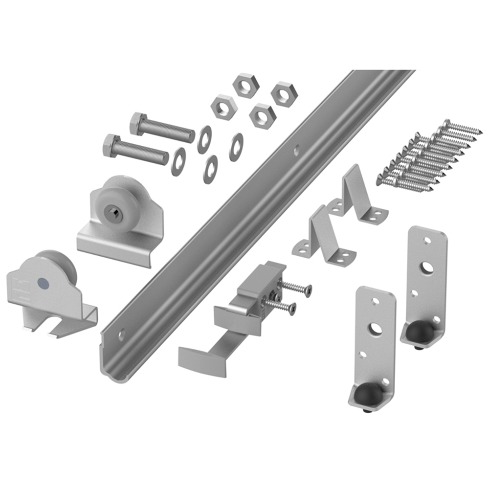 Coburn House One Single Door Sliding Entrance Door Track Fixing Kit 900-1050mm Image 1