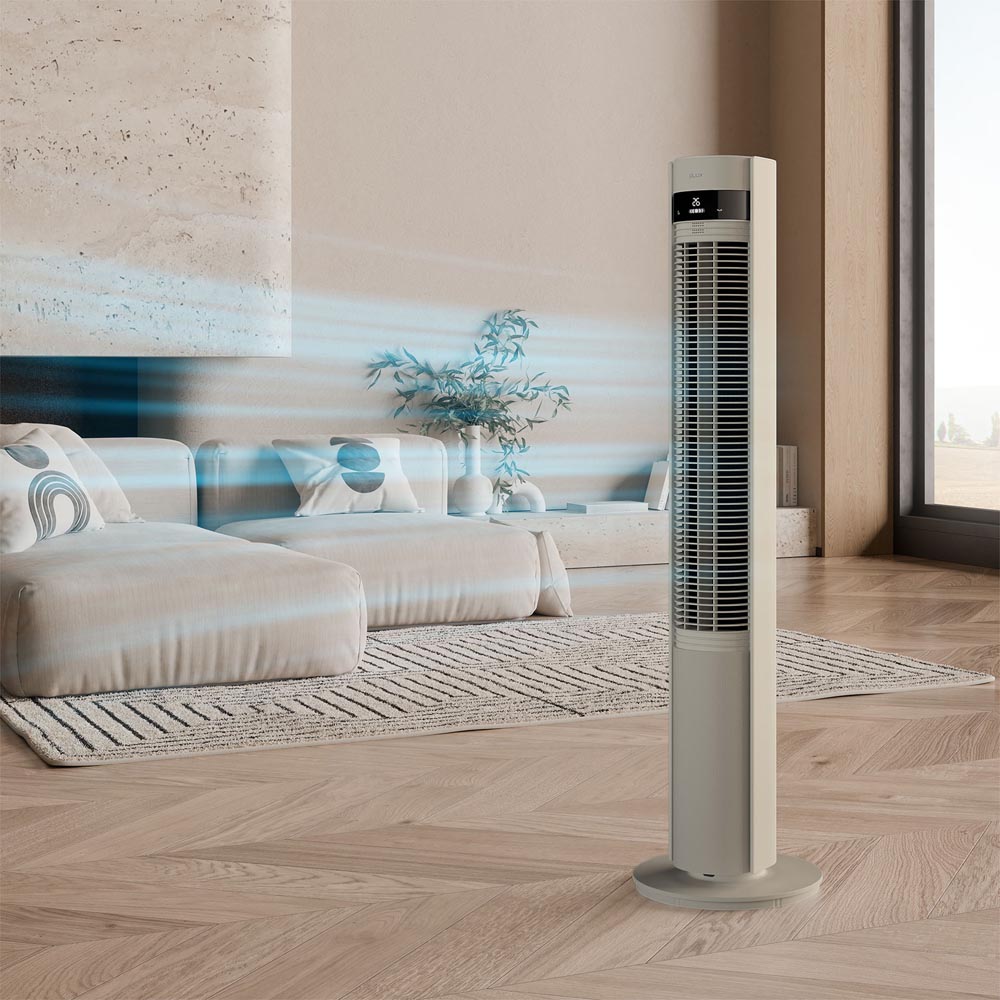 Duux Elevate Stone Smart Tower Fan with Remote Control 43 inch Image 9